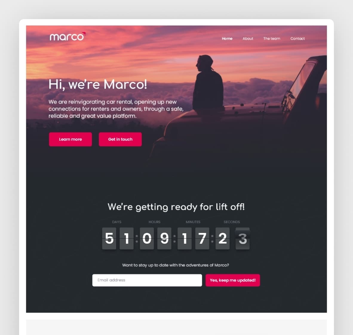 Marco Car Rental Site